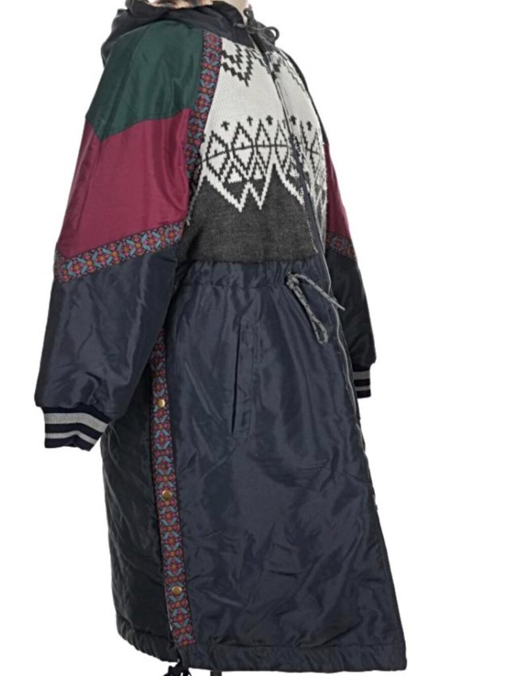 ❄️ RARE Free People Sienna Reversible Parka Jacket ❄️ Cottagecore Sz Med $598 - Picture 8 of 13